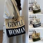 Large Capacity Tote Bags Cotton Handbags Reusable Shopping Bag  Gentle Women