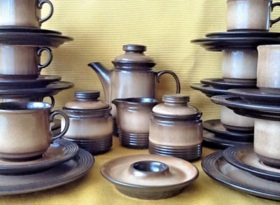 Winterling Pfalzkeramik Sahara braun Kaffeeservice für 9 Personen & mehr 32 tlg. - Bild 1 von 4