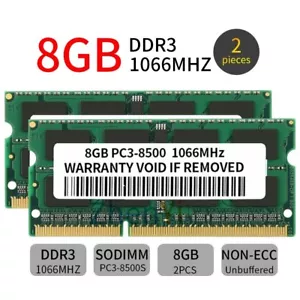 16GB 2X 8GB SODIMM For Apple iMac Late 2009 PC3-8500 A1311 MB950LL/A Memory Ram - Picture 1 of 8