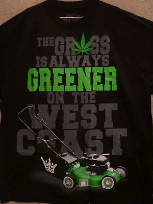 Camisetas para hombre Mafioso "verde hierba" negras Foto 1 de 2