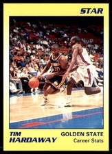 1990-91 Star Tim Hardaway Tim Hardaway - Career Stats Golden State Warriors #2