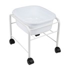 GERADE PEDICURE TRAY MIT  R�DERN WEISS Pedik�re  Rollwagen