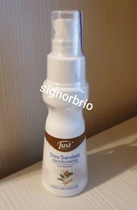 Deo Sandalo Plus JUST deodorante spray nuovo unisex senza alluminio 75ml novità - Picture 1 of 1