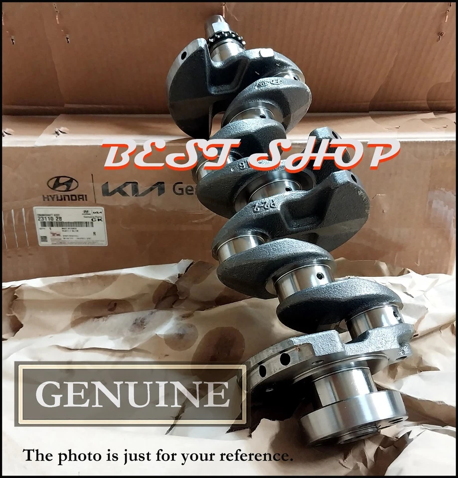 2311023510 OEM CRANKSHAFT ASSY For Hyundai Elantra, Tiburon  /DHL - Image 1 of 1