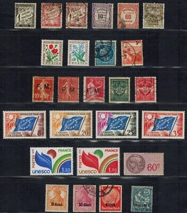 FRANCE Sc # j11 // n31 Early (26 stamps) Lot Used, MVLH (1882-1978) BOB - Picture 1 of 2
