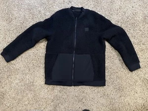 UC  MEN'S UA Under Armour Full Zip Sherpa Jacket XL Large-  Black - Picture 1 of 5