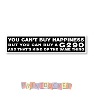 Buy a G290 sticker 200mm quality water & fade proof vinyl - Picture 1 of 1