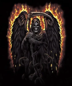 SUPERBE SWEAT SHIRT HAUTE QUALITE. DIABLE . FAUX . MORT . SKULL . 6 ans à XXXXL - Imagen 1 de 1