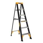 Dewalt Step Ladder 5-Step+225 Lb Load Capacity+Non-Conductive Fiberglass Rails
