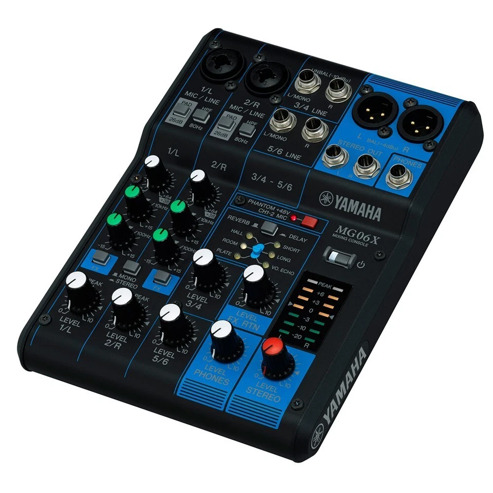 Yamaha MG06X 6-channel analog mixer from Japan - Image 1 of 1