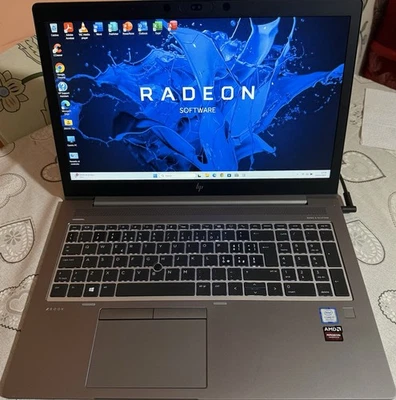 HP ZBOOK 15u G5-15,6”FHD-I7-8550U-SSD512GB-32GB RAM DDR4-RADEON WX3100 - Immagine 1 di 4