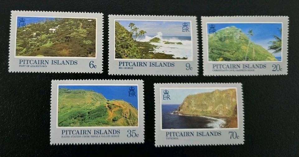 Pitcairn Islands 1981 conjunto de vistas panorámicas MUH J10 Foto 1 de 1