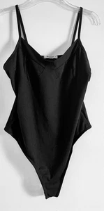 Mikey & Joey Black Sleeveless Bodysuit with Snaps Size XL Preowned EUC ❤️ - Picture 1 of 4
