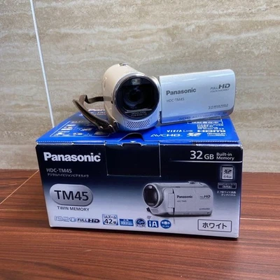 Panasonic HDC-TM45 White Digital Video Camera Camcorder w/Box - Image 1 of 4
