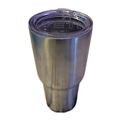 YETI Rambler Tumbler 30oz Stainless Steel Insulated. Has Minor Wear And Stains - Image 1 of 4
