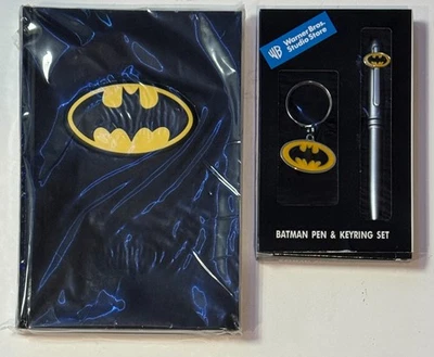 Juego de bolígrafos y llaveros BATMAN + diario (de colección años 90 WB Studio Store) Foto 1 de 2