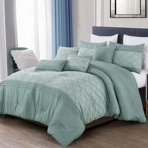 Brenda 7 Pieces Comforter Set - Picture 1 of 12