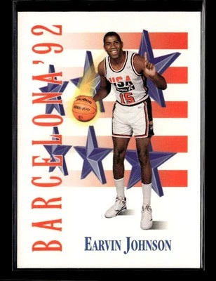 1991-92 SkyBox #533 Earvin Johnson USA - Image 1 of 2