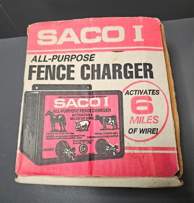 Saco I all-Purpose Fence Charger acivates 6 miles A92463 110-120V, 60 Hz AC 10 W - Image 1 of 4