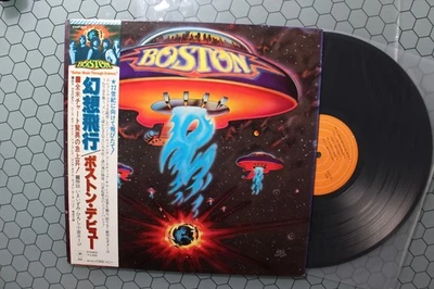 BOSTON - Self Titled, 1976 S/T LP, Epic – 25AP 296 Japan vinyl w/OBI & INSERT - Image 1 of 4