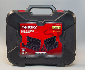 Husky SAE Metric Impact Socket Set 1/2 in. Drive -  H64IMPS - New