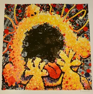 Tom Everhart " BLACK VELVET SCREAM " SNOOPY S/N "PEANUTS" Lithograph w/COA - Picture 1 of 15