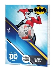 10 Euro Harley Quinn Color DC Comics Stempelglanz Frankreich 2025 - Bild 1 von 3