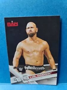 KARL ANDERSON🏆2017 WWE RAW Topps #21 Wrestling Card 🏆FREE POST - Foto 1 di 2