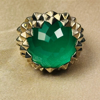 Anillo grande doblete Stephen Webster Super Stud cuarzo verde MOP-esterlina 925 talla 7,25 Foto 1 de 2
