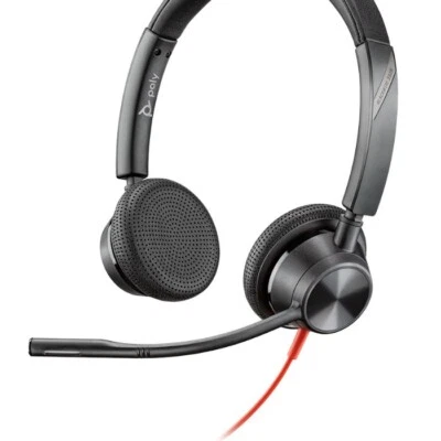 Plantronics - Blackwire 3325 Wired Stereo Headset with Boom Mic (Poly) - Image 1 of 3