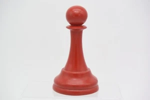 Rare Large Chess Bookend -Twilight Saga-Breaking Dawn-Red Pawn 7" Heavy - Picture 1 of 3