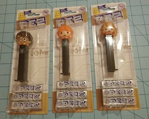 Marca PEZ: Juego de 3 Dispensadores Pez Harry Potter - Harry, Hermione y Ron - Nuevos - Imagen 1 de 12
