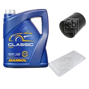 FEBI BILSTEIN Inspektionspaket 5L MANNOL Classic 10W-40 für Mazda MX-5 III NC - Bild 1 von 7