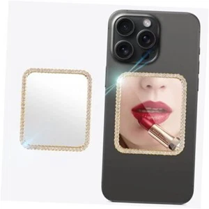 Bling Autocollant Miroir pour Coque Téléphone Charm Téléphone,【Design Mince】【Grand Carré - Photo 1 sur 8