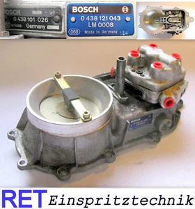 Medidor de masa de aire 0438121043 BOSCH con divisor de motor 0438101026 Mercedes Benz - Imagen 1 de 5