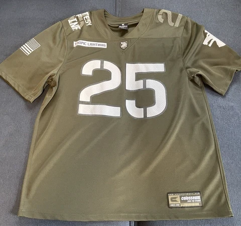 MENS ARMY WEST POINT 25TH INFANTRY DIVISION TROPIC LIGHTNING JERSEY SIZE XL Cover