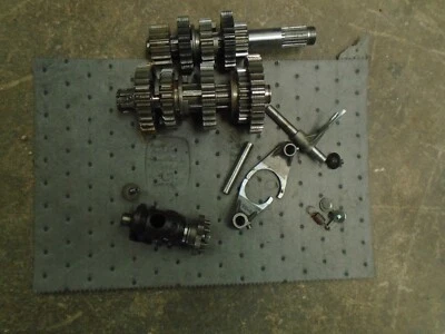 1991 91-94 川崎 KDX250 完整变速箱叉 DRUM GEARS KDX KX — 第 1/3 张图片