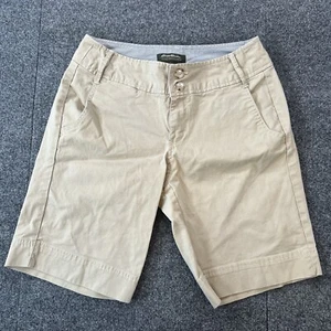 Eddie Bauer Womens Shorts Size 4 Khaki Blakely Fit 9" Inseam Hiking Casual - Picture 1 of 9