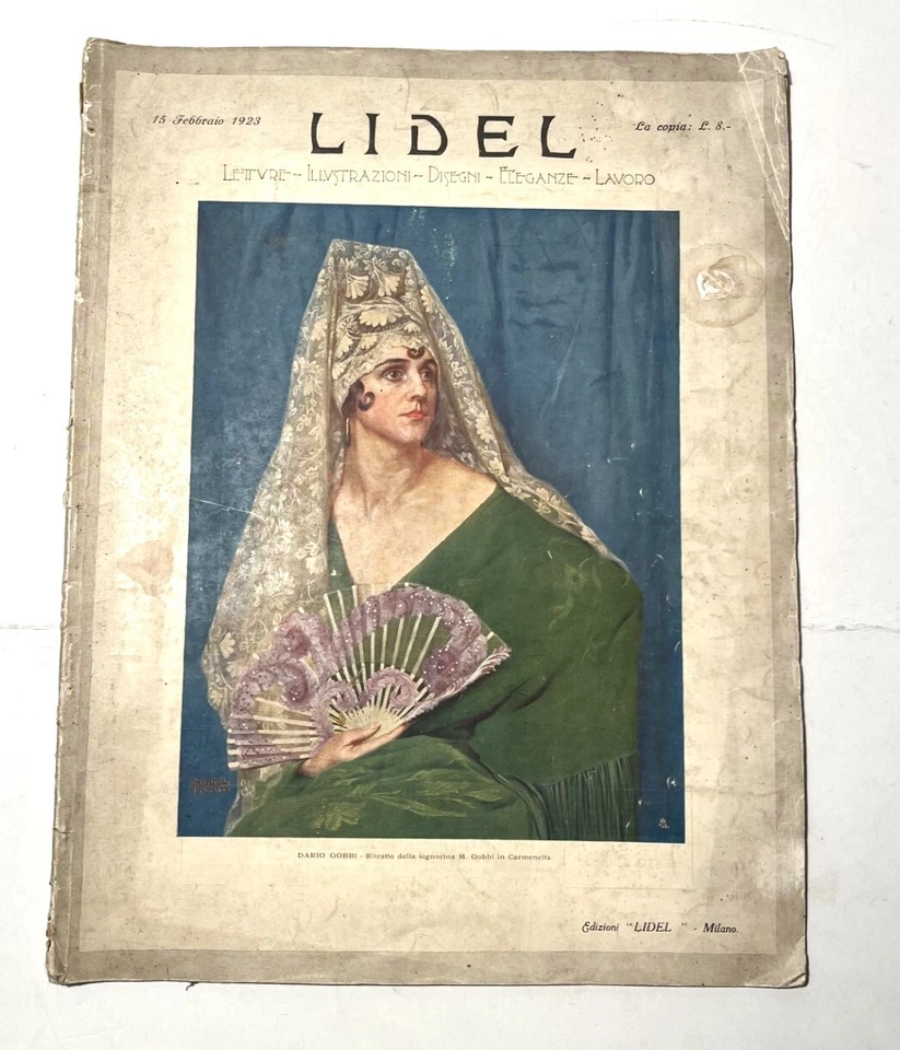 LIDEL  -  RIVISTA DI MODA  -  15 FEBBRAIO  1923 - Immagine 1 di 1