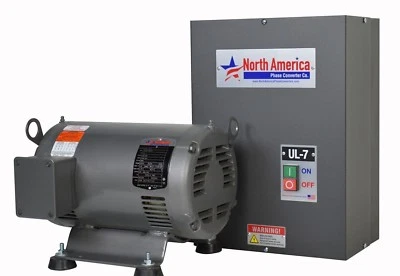 Convertidor de fase rotativo listado UL-7 Pro-Line 7,5 HP UL - NUEVO - Hecho en EE. UU. - Imagen 1 de 4