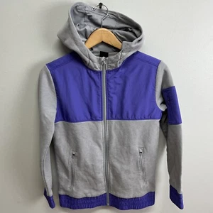 All in Motion Full-Zip Gray Purple Hoodie Girl’s L (12/14) - Picture 1 of 7