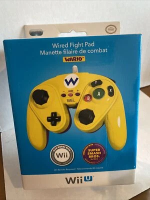 (Brand New)- Wario PDP Wired Fight Pad for Wii / Wii U - Image 1 of 4