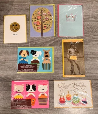 Blank & Birthday & Friendship - Variety pack of  7 by Papyrus - Image 1 of 4