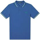 Fred Perry Twin Tipped Polo Nautical Blue M3600 L33 New With Tags Size M