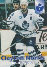 1997-98 St. John's Maple Leafs Team Issue # CLAYTON NORRIS
