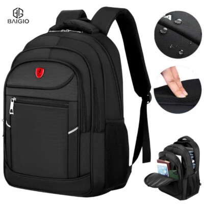BAIGIO 40L Rucksack Herren Damen Wasserdicht Freizeit Reise Arbeit Laptop Schulrucksack