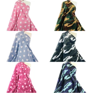Tela Polar Estampada Premium Polar Anti Píldora Corazón Camuflaje Impresiones Material - Imagen 1 de 24