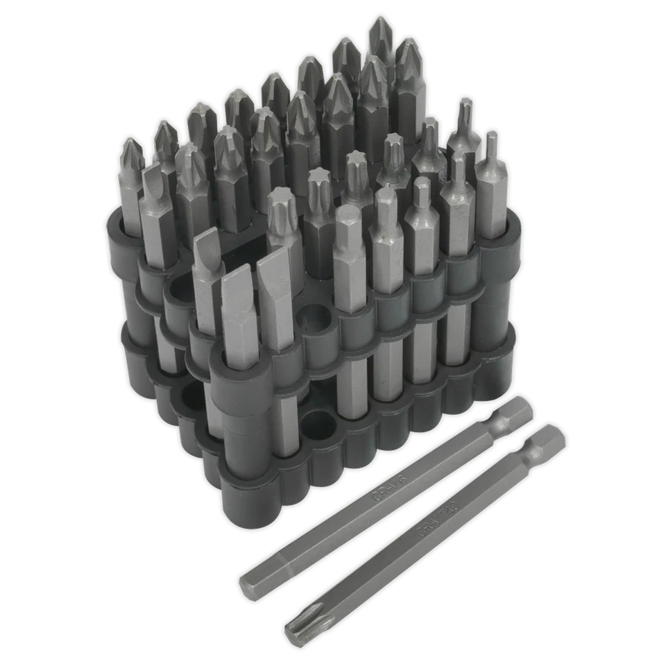 Power Werkzeug Bit Set 32St 75Mm | AK112 Sealey Neu - Bild 1 von 1