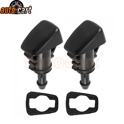2PCS Windshield Washer FLUID Nozzle For 2010-2015 DODGE RAM 1500 2500 5113049AA Foto 1 de 4