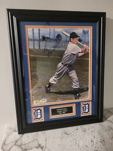GEORGE KELL Signed Autographed 8X10 Framed PSA COA DETROIT TIGERS HOF - Picture 1 of 4